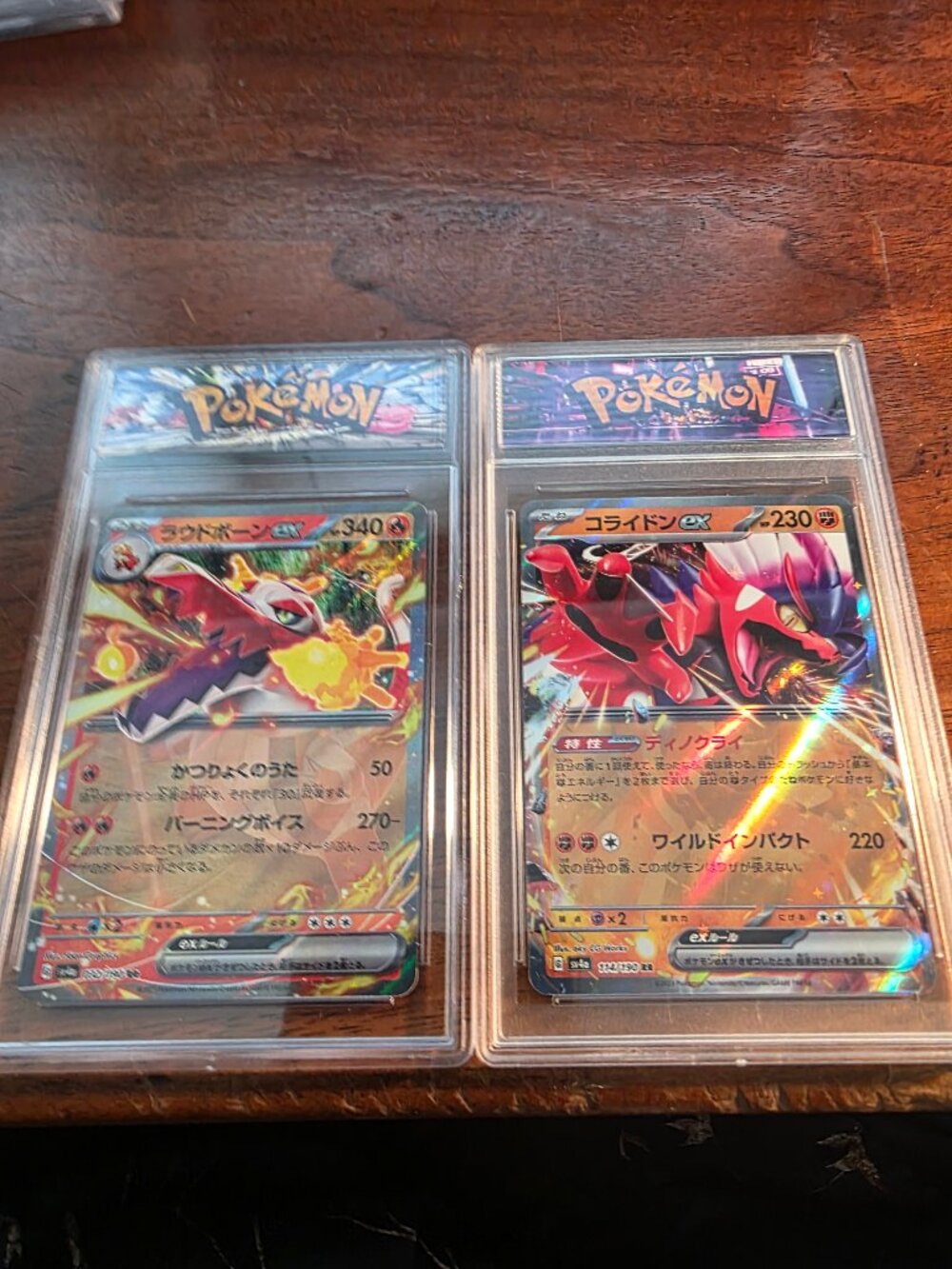 2PC JAPANESE/POKEMON TRADING CARDS SLABBED